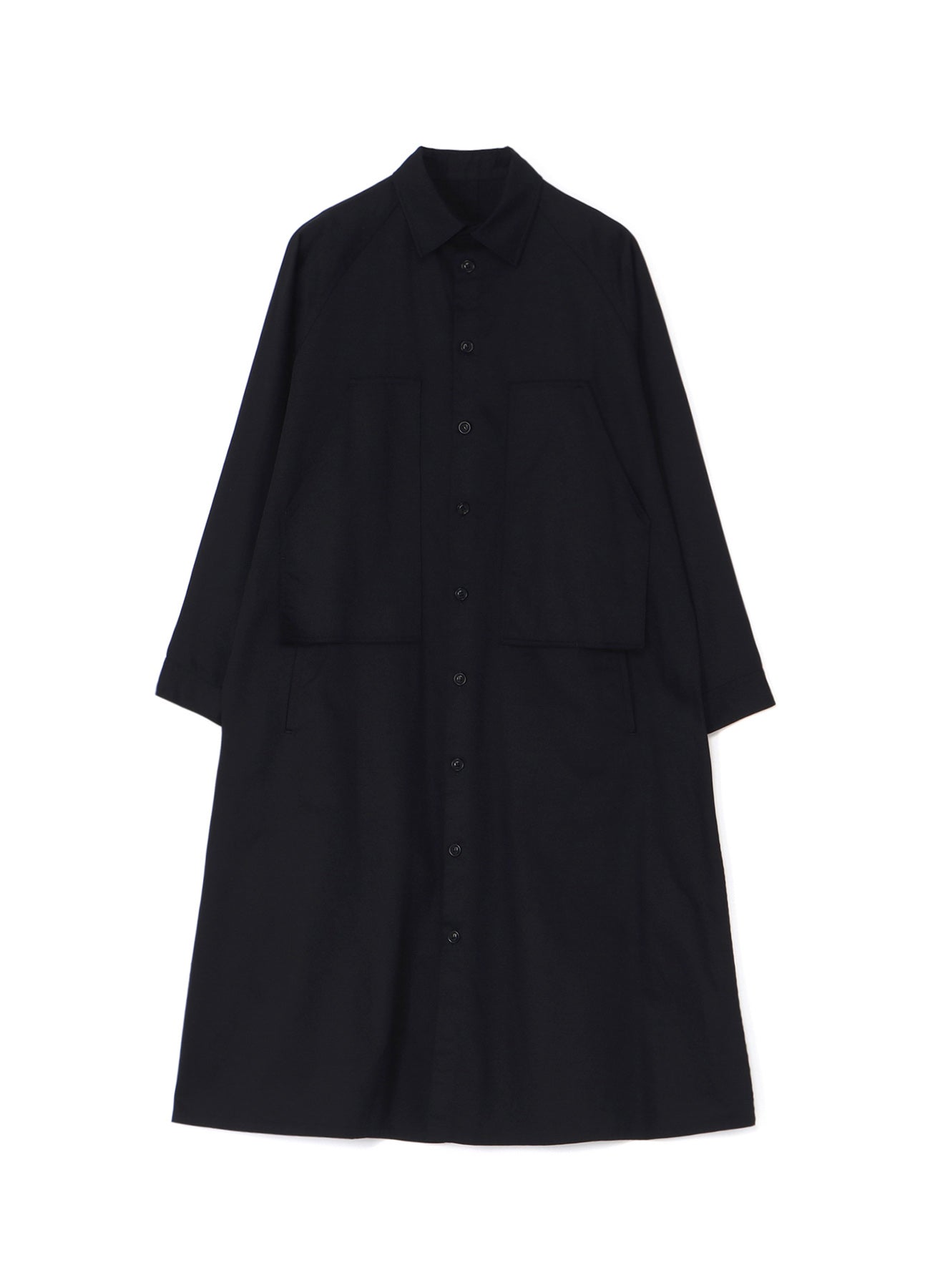 [Y's BORN PRODUCT] COTTON TWILL DOUBLE CHEST POCKET DRESS