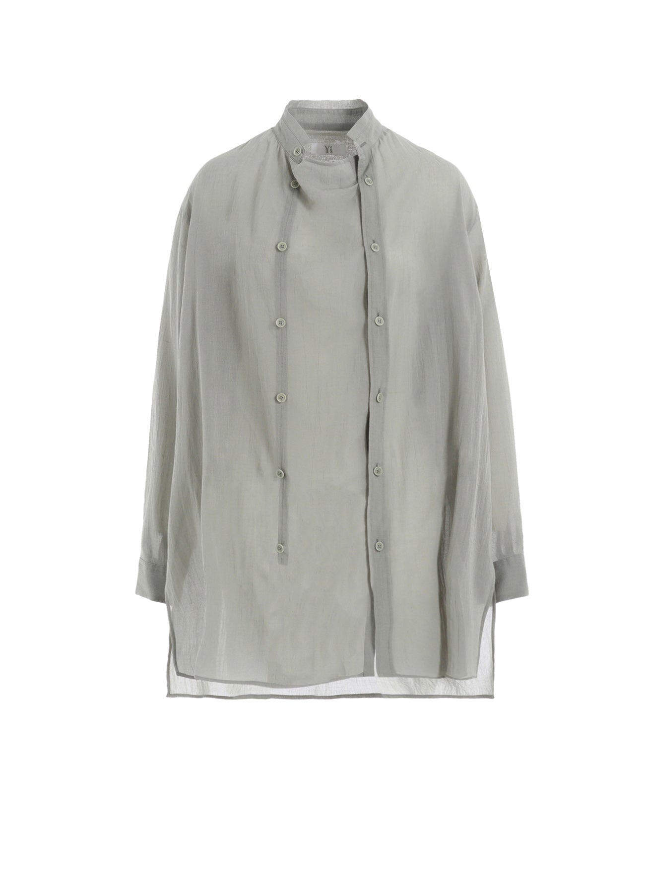 COTTON CHIFFON RIGHT FRONT DOUBLED SHIRT
