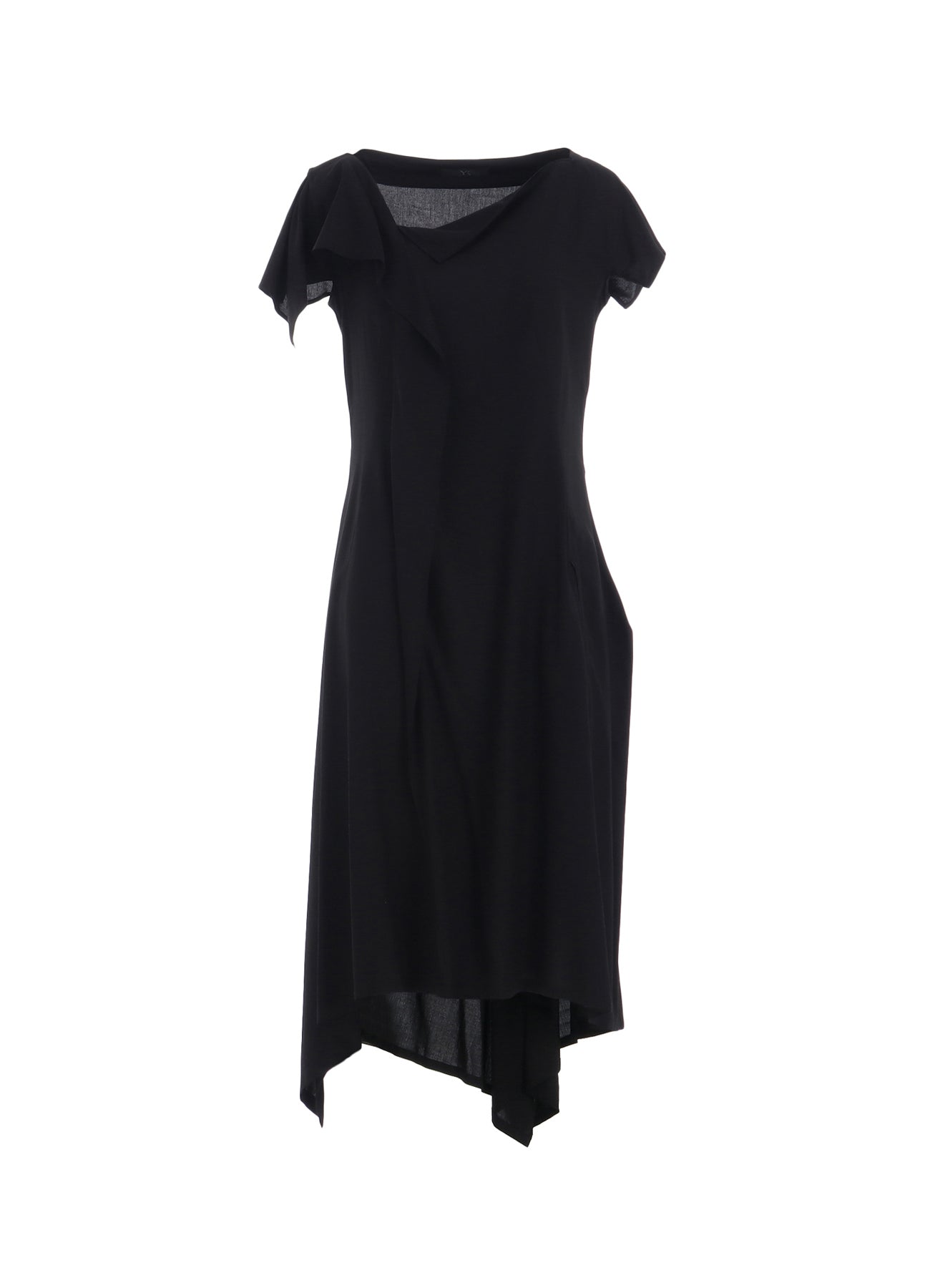 RAYON CAMBRIC HANDKERCHIEF HEM DRESS