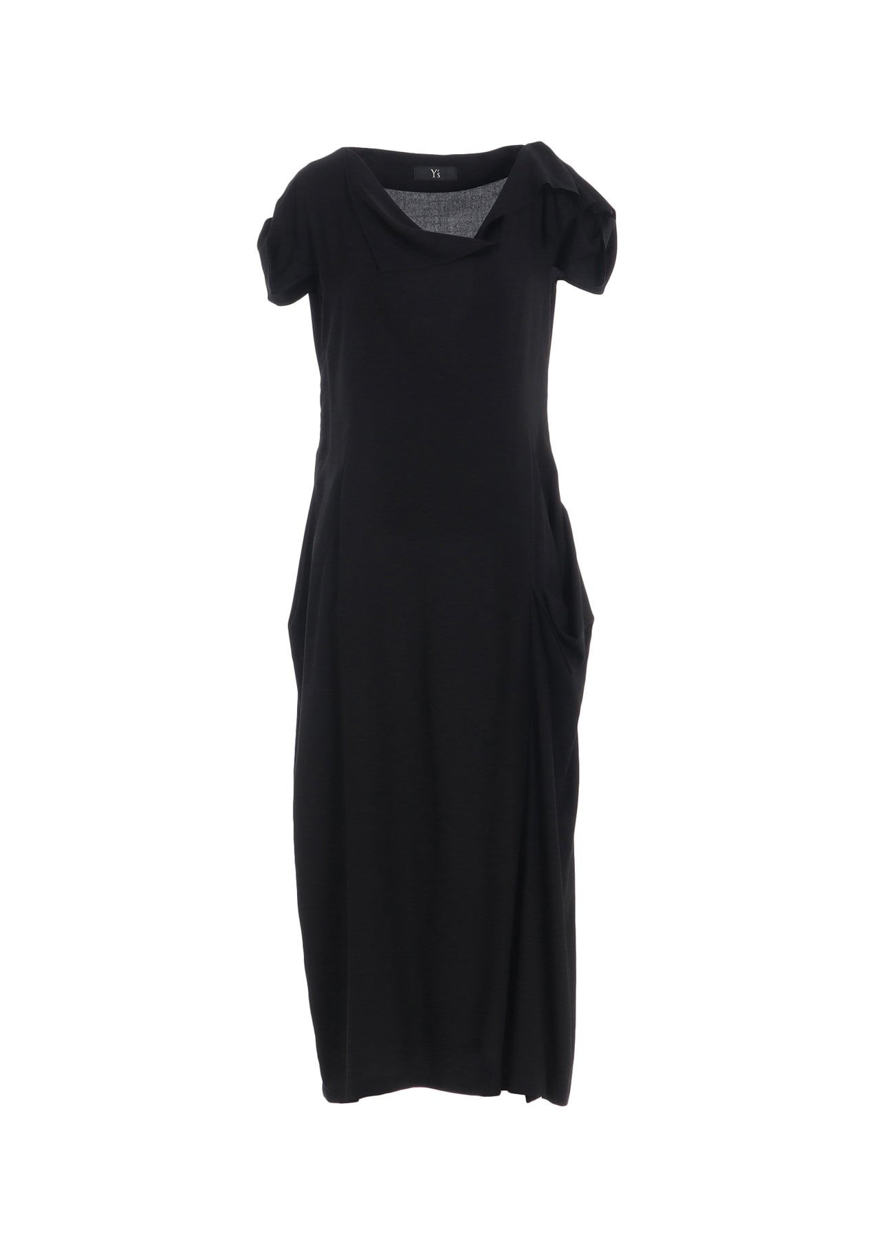 RAYON CAMBRIC SQUARE NECK DRESS