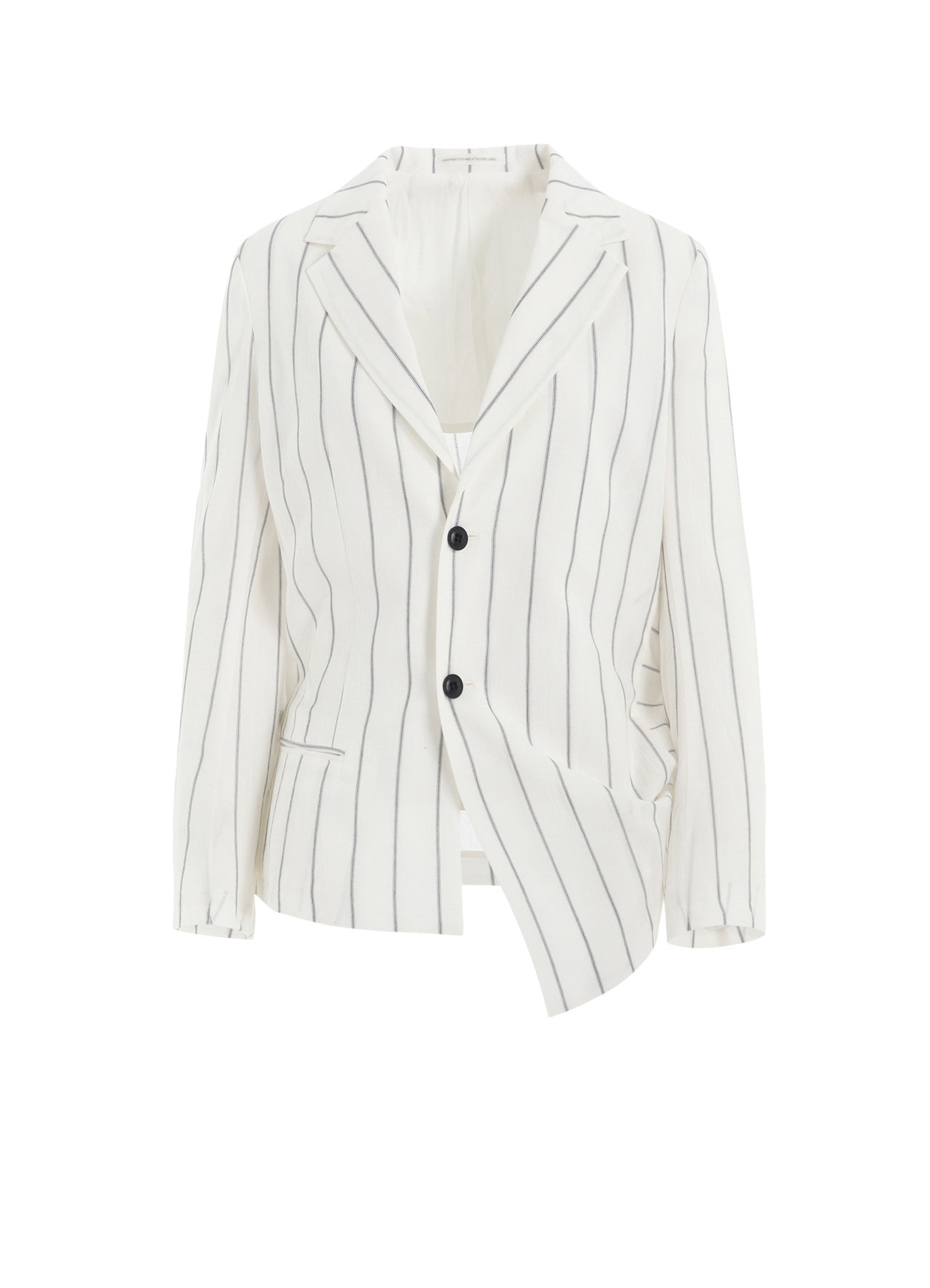 WASHER STRIPE LEFT SIDE DROPPED JACKET