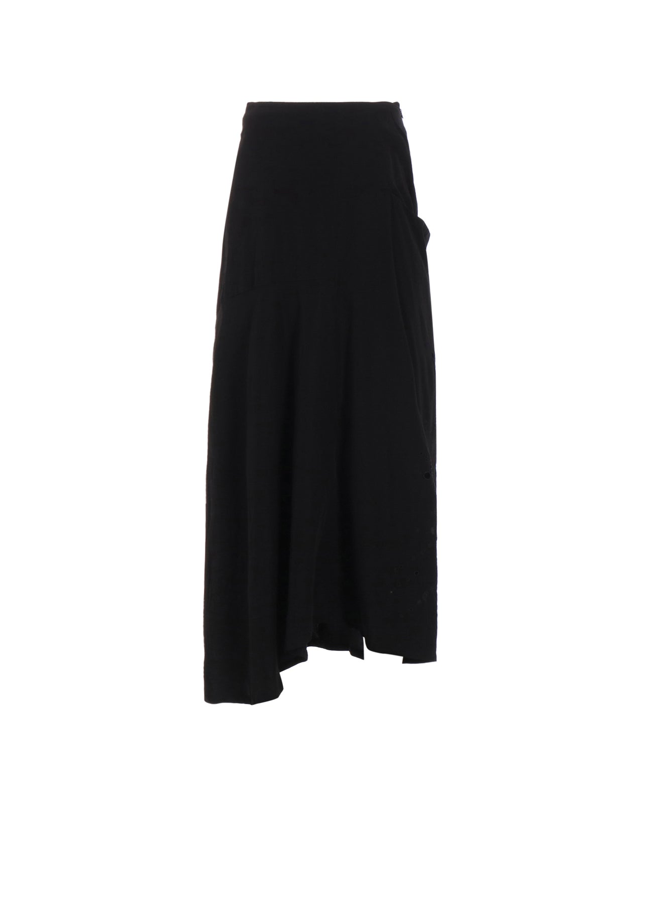 CUPRO/DUNGAREE BALLER LACE LEFT CLOTH SKIRT