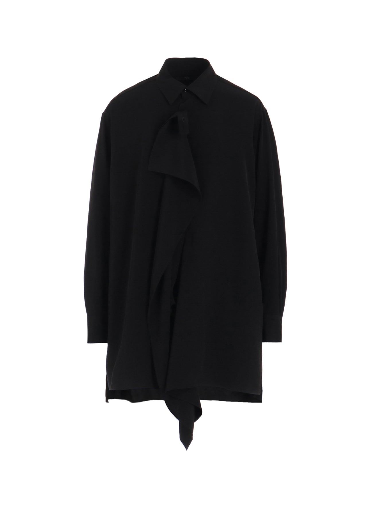 CREPE de CHINE CLOTH PLACKET BLOUSE