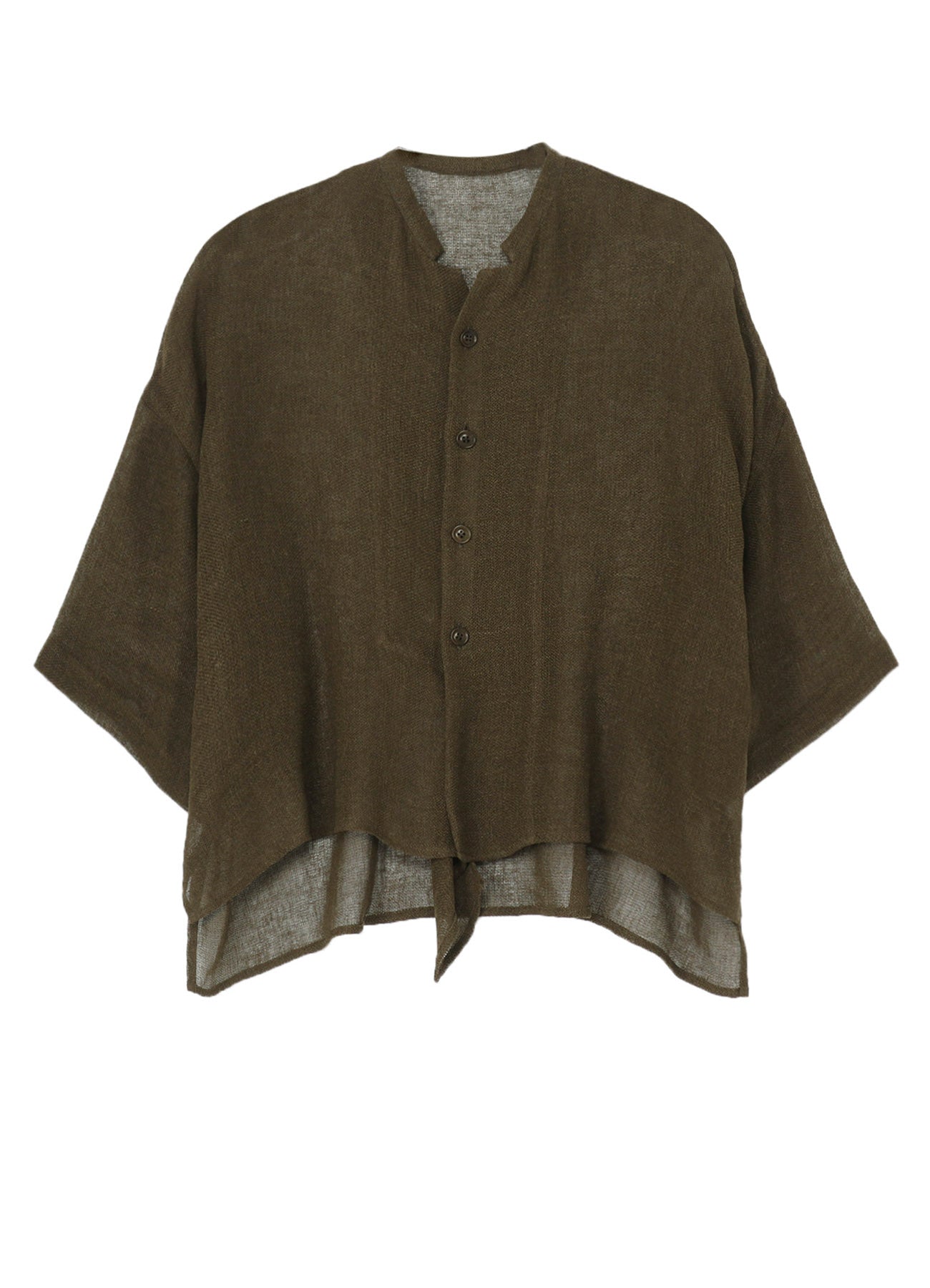 LENO CLOTH HALF SLEEVE BOX SHIRT