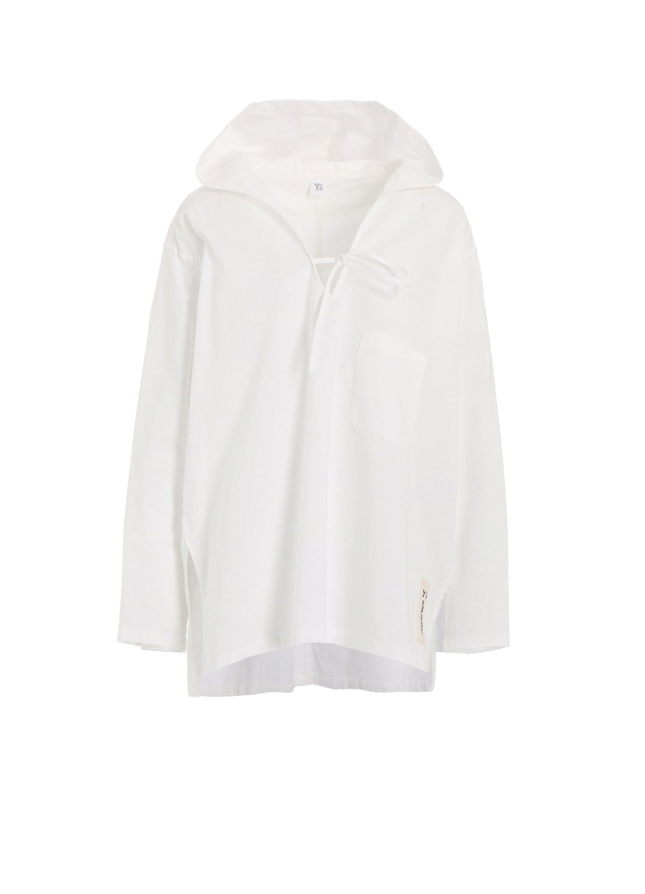 [Y's BORN PRODUCT] THIN COTTON TWILL HOODIE PULL OVER