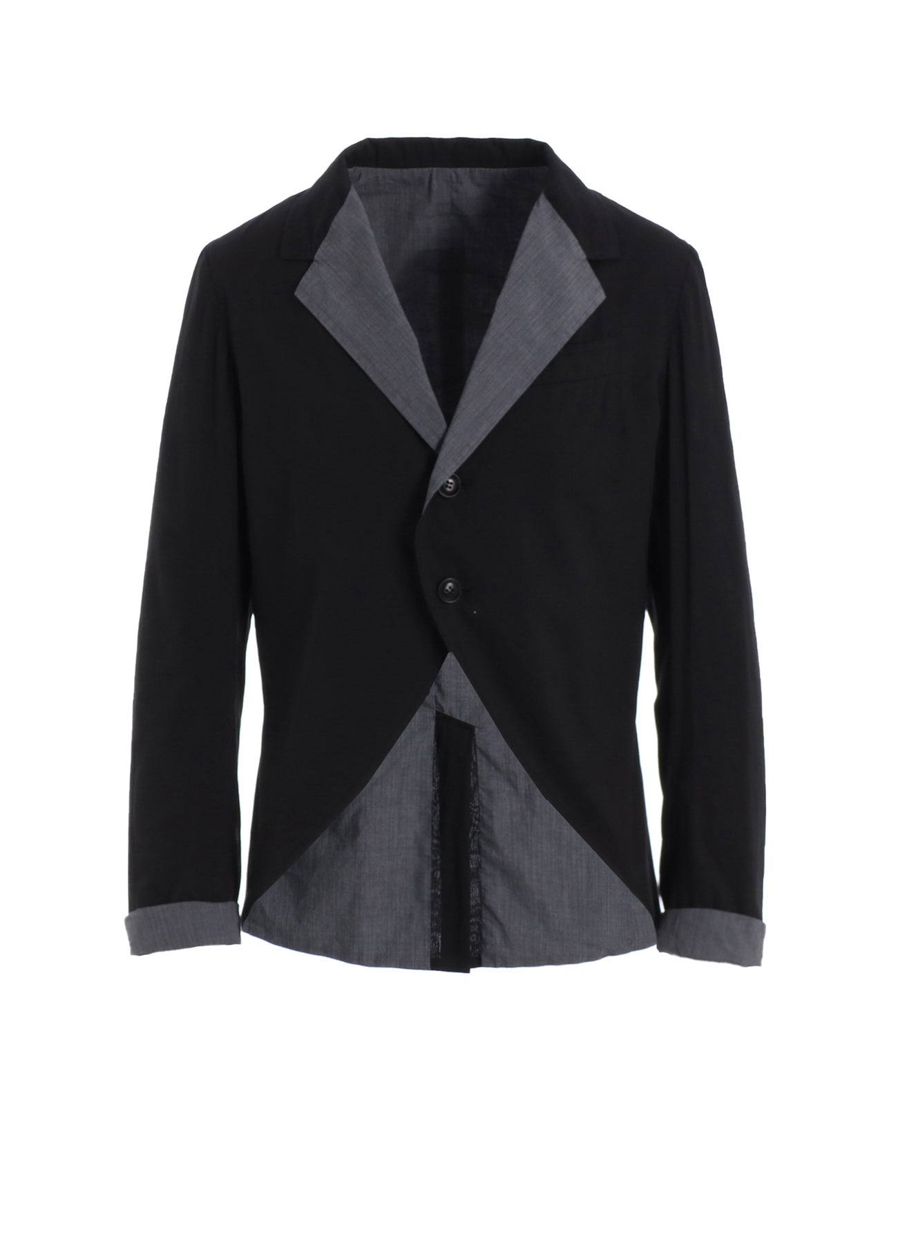COTTON LAWN GARMENT DYE SWLLOWTAIL JACKET