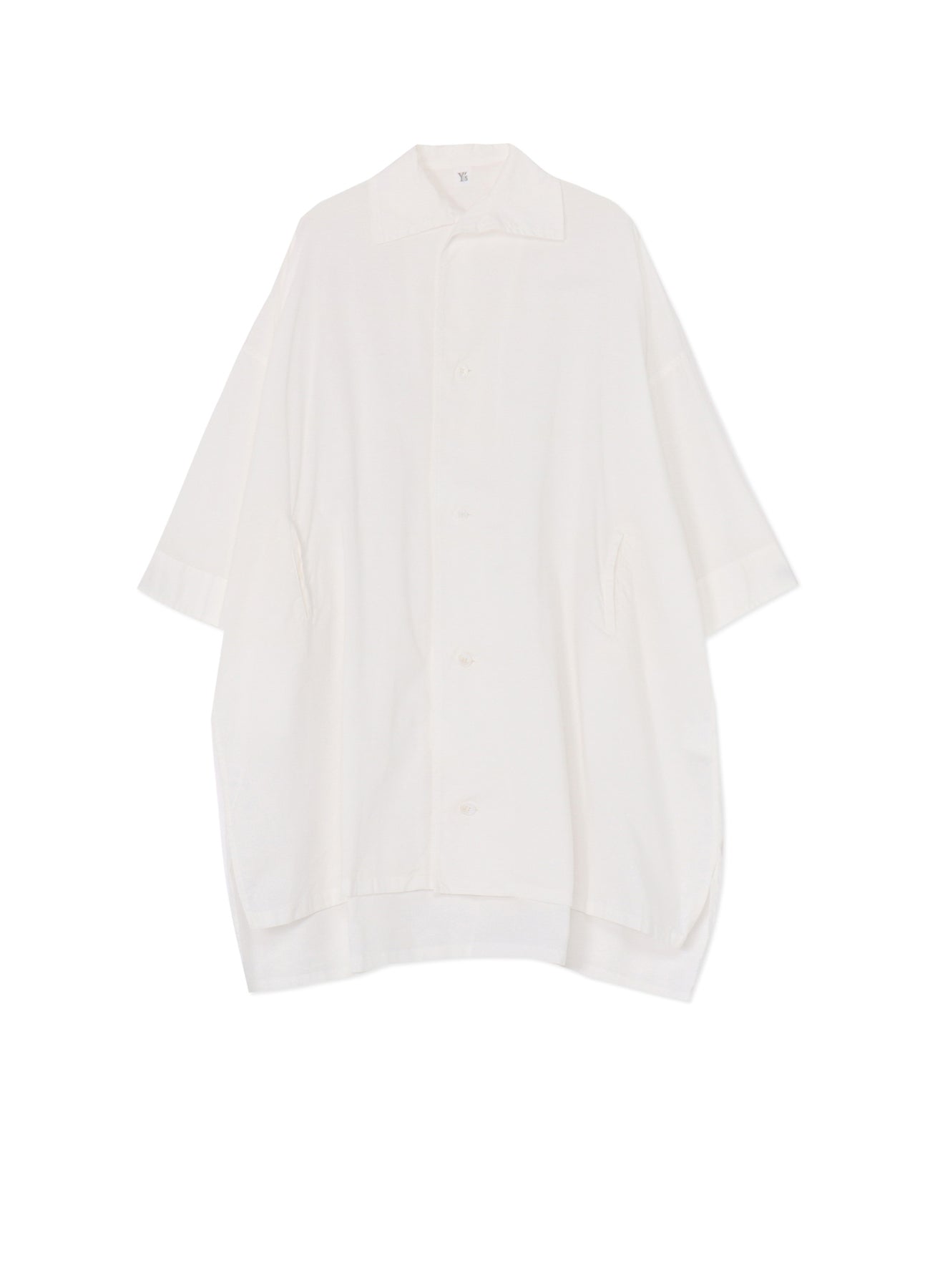 [Y's BORN PRODUCT] THIN COTTON TWILL OVERSIZED DRESS